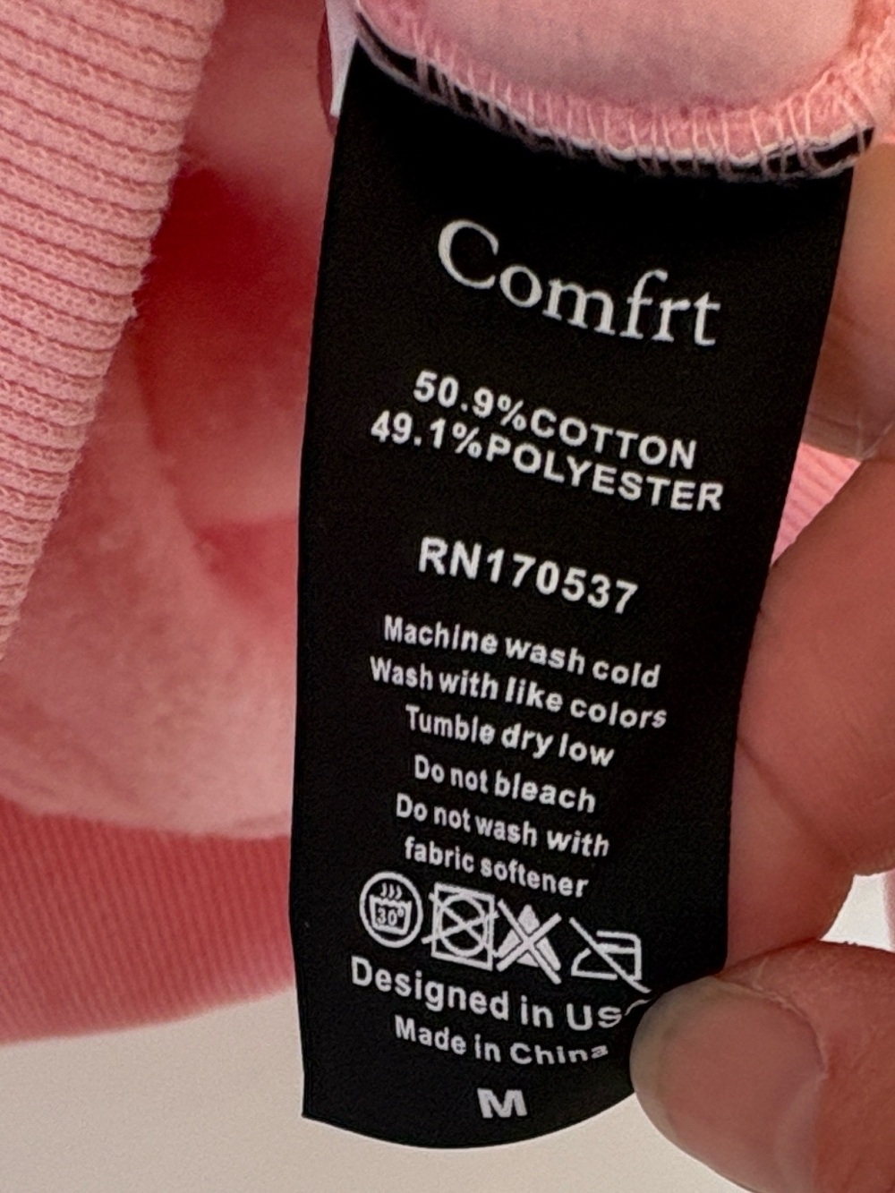 Comfrt hoodie “Love hoodie “ , sz : medium - Picture 10 of 10